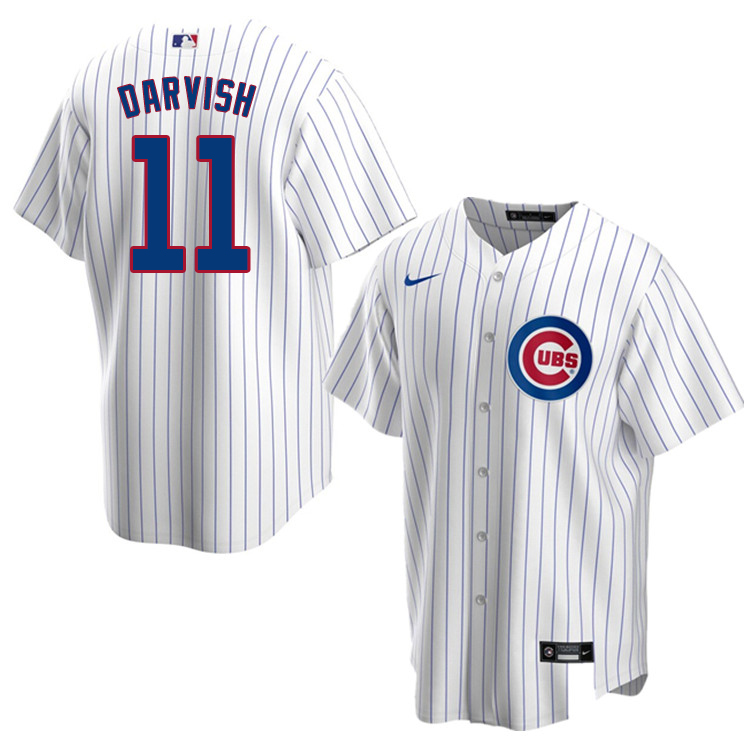 Nike Men #11 Yu Darvish Chicago Cubs Baseball Jerseys Sale-White